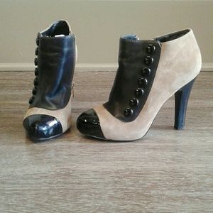 Tan Gianni Bini Ankle Boots